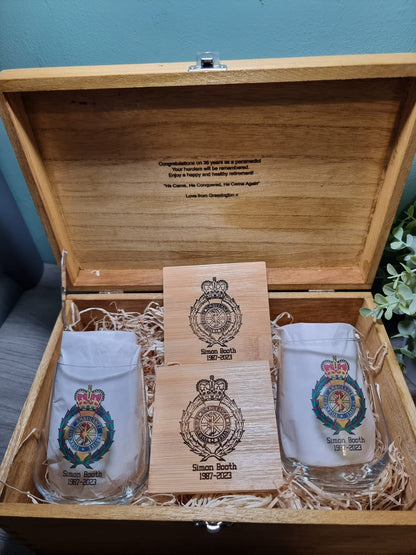 ambulance service retirement gift box 
